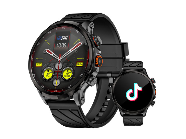 NeweggBusiness - LOKMAT APPLLP 8 PRO 4g Smart Watch 1.85 HD Large