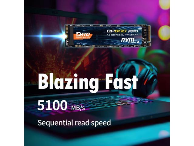NeweggBusiness - DATO 512GB M.2 2280 NVMe SSD, PCIe Gen4 x4