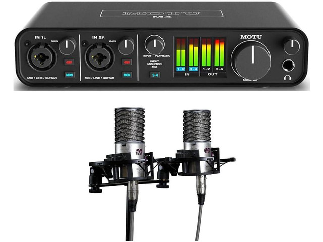 NeweggBusiness - Motu M4 4x4 USB Audio Interface Bundle + Aston