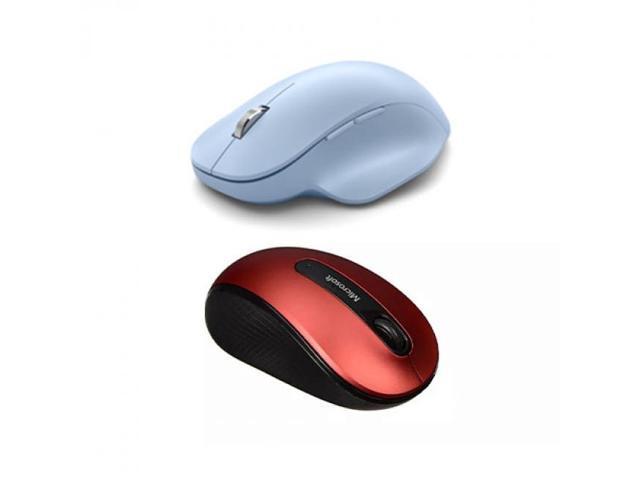 Microsoft Bluetooth Ergonomic Mouse Pastel Blue + Microsoft Wireless Mobile Mouse 4000