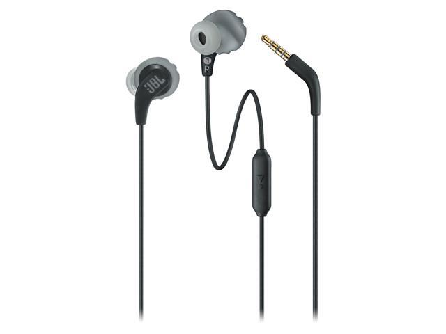 JBL Endurance RUN Sweatproof Sports In-Ear Headphones with One-Button Remote and Microphone (Black)