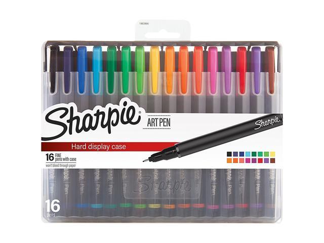 Sanford 16-Pack Fine Point Assorted Art: Sharpie Art Pens Fine Point Assorted Colors Hard Case 16 Count (1983966)