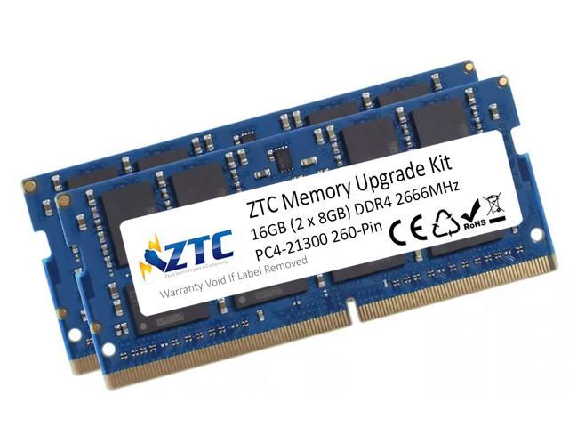 Ztc 16gb 2 X 8gb 2666mhz Ddr4 Pc4 So Dimm 260 Pin Memory Upgrade For 18 Mac Mini Macmini18 1 19 27 Inch Imac Imac19 1 And Pc Laptops