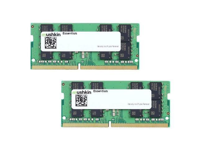 Mushkin Essentials - DDR4 Desktop DRAM - 32GB (2x16GB) UDIMM Memory Kit - 2933MHz (PC4-23400) CL-21 - 288-pin 1.2V PC RAM - Dual-Channel - Low-Voltage Mushkin Essentials - DDR4 SODIMM - 8GB 2400MHz CL-17-260-pin 1.2V