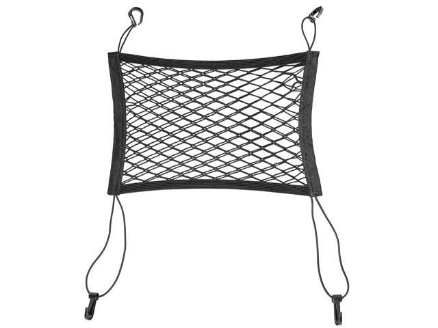 Car Seat Back Storage Bag Mesh Holder Storage Organizer Pocket Container Net Black