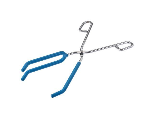 Lab Beaker Tongs 3 Prongs Stainless Steel 1181-inch Opens Up to 215mm Width Blue
