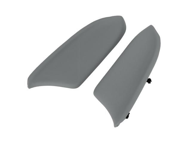 1 Pair Car Door Panels Armrest Lid Pad Handle Cover Gray for Honda Accord 2008-2012