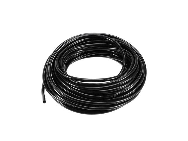 33ft Drip Irrigation Hose PVC Vinyl Tubing 1/8'(3mm) ID 3/16'(5mm) OD Black Water Hose