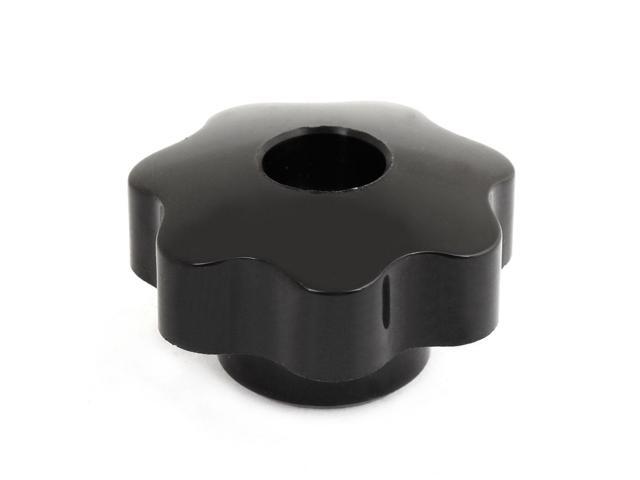 8mm Female Thread Black Plastic 50mm Diameter Star Clamping Screw Knob