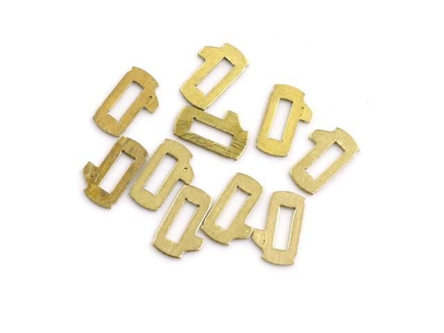 Car Ignition Lock Cylinder Reed Locking Plate for Nissan Gold Tone 10pcs