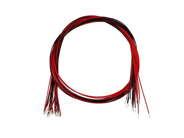 10pcs Prewired 0603 Red SMD LED Light Emitting Diode - DC 18-19V Micro Soldered Mini LED Light