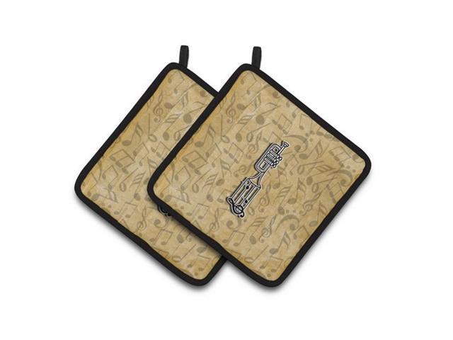 Carolines Treasures CJ2004-IPTHD Letter I Musical Instrument Alphabet Pair of Pot Holders 75 x 3 x 75 in