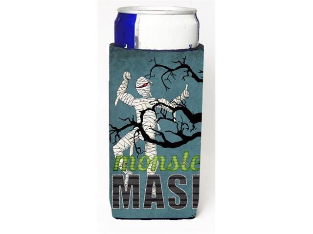 Carolines Treasures SB3019MUK Monster Mash With Mummy Halloween Michelob Ultra bottle sleeves For Slim Cans - 12 oz