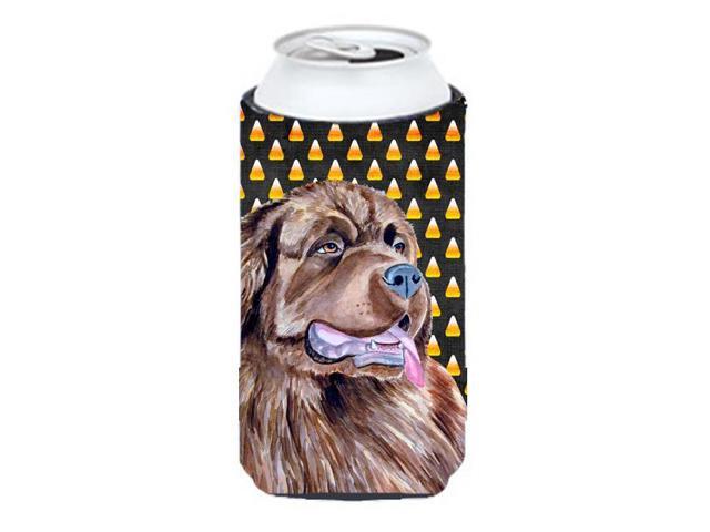 Carolines Treasures LH9050TBC Newfoundland Candy Corn Halloween Portrait Tall Boy bottle sleeve Hugger - 22 To 24 oz