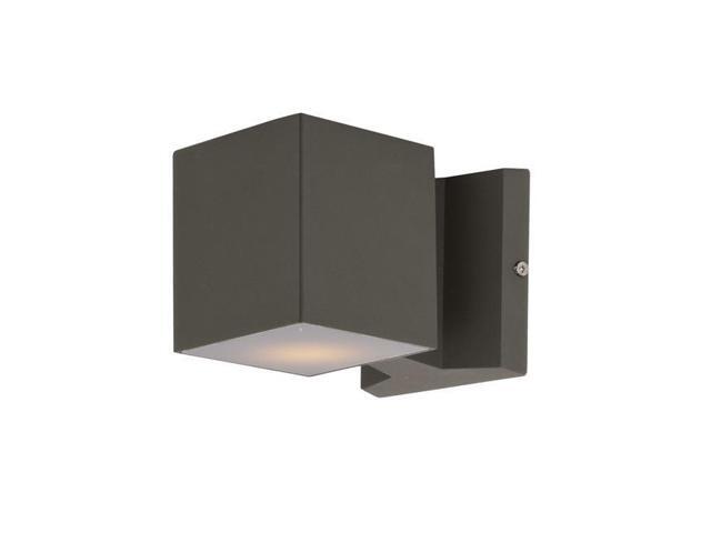 Maxim 86107ABZ 4 x 4 in Lightray LED 2-Light Wall Sconce Architectural Bronze