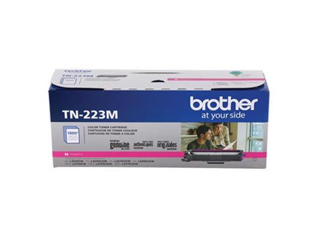 Brother International - TN223M - Brother Genuine TN-223M Standard Yield Magenta Toner Cartridge - Laser - Standard Yield