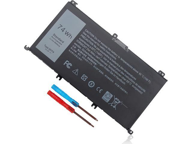 NeweggBusiness - 74Wh Type 357F9 71JF4 Battery for Dell Inspiron 15 7000  Gaming 7559 7567 7557 7566 7759 5576 5577 i7559 i7557 i5577 P57F 15-7559  P65F P65F001 P57F003 INS15PD Laptop, 071jf4 0gfj6 0357F9 Replacement