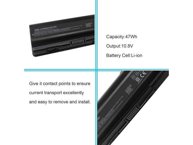 DTK Laptop Akku EV06 484170-001 – 10,8V 5200mAh Für HP Pavilion DV4/DV5/DV6, Compaq CQ40/CQ60, G60/G70 Serie