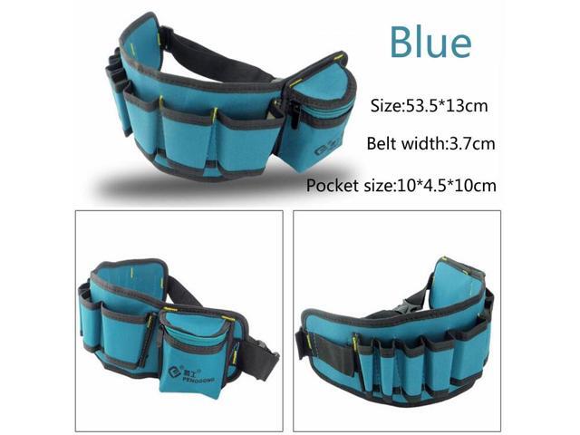 Multi-color Electricians Tool Belt Repair Pouch Pocket Tool Waist Bag Multifunctional Waterproof Carpenter Oxford cloth Tool Bag