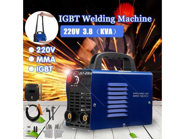 ZX7-200 4KW 220V 20-200A MMA IGBT DC Inverter Handheld Electric Welding Machine ARC Welding Welders Inverter Machine Tool