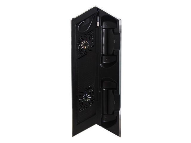 Dual Charger Vertical Controller Dock Station Charging Bracket Stand + Cooling Cooler Fan + 2 USB Power HUB for Playstation4 PS4