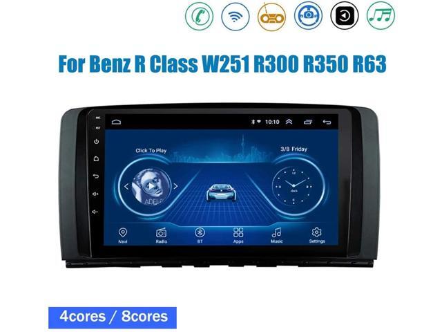 LHWSN Android 90 car Audio Stereo Head Unit fits for Benz R Class W251 R300 R350 R63 9' HD Touchscreen GPS Navigation Support USB FM Steering