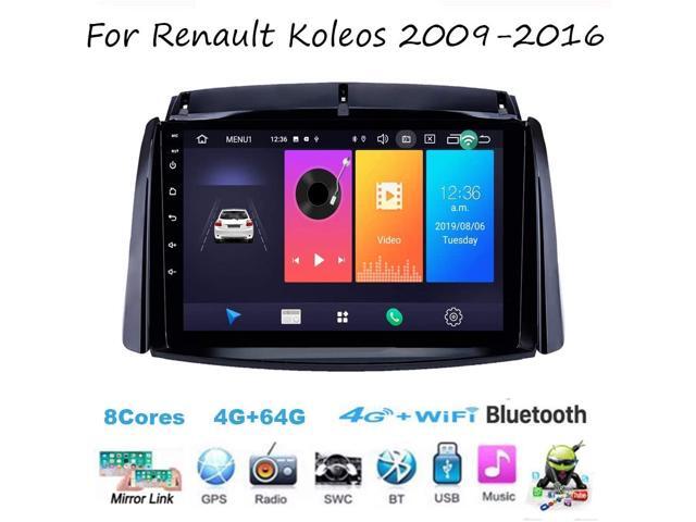 Android Car Stereo Radio Sat Nav Double Din for Renault Koleos 2009-2016 GPS Navigation DSP RDS 9 Inch Touchscreen Head Unit Multimedia Player