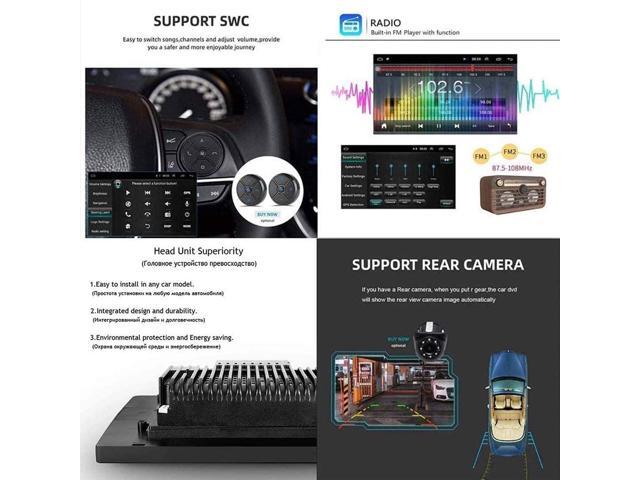 for Citroen Sega 2012 Android 4 Core Car Stereo Radio 10' Head Unit Double 2 Din Sat Nav GPS Navigation DVD Player DAB Video Bluetooth Touch Screen