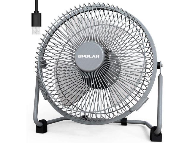 OPOLAR 9 Inch USB Fan USB Powered Desk Fan (No Battery) Enhanced Airflow Lower Noise Two Speeds Perfect Personal Cooling Fan for Home Office