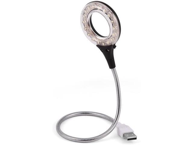 Serounder PC USB LED Light Universal High Brightness Portable USB 18Pcs LED Lamp Power Saving Flexible Metal Light and Portable for PC/Laptop