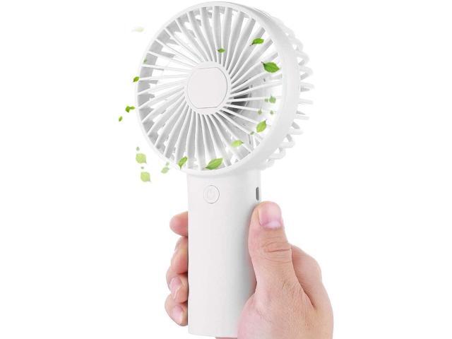 Portable Handheld Fan Bosttor USB Personal Fan with 4000mAH Rechargeable Battery 8-20 Hours Working Time & 3 Speed Settings Quiet Mini Fan for