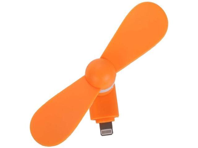 USB Fan Mini Portable Gadget Flexible for Phone Universal Summer Orange