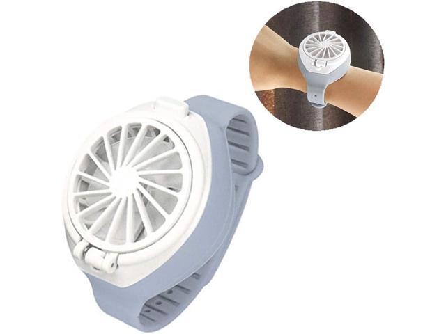 Newest Children's Watch Fan Student Mini Folding Watch Fan Fashion Wristband Small Fan Radiator Kids Portable Mini Hand Free Fan /3 Speeds/USB