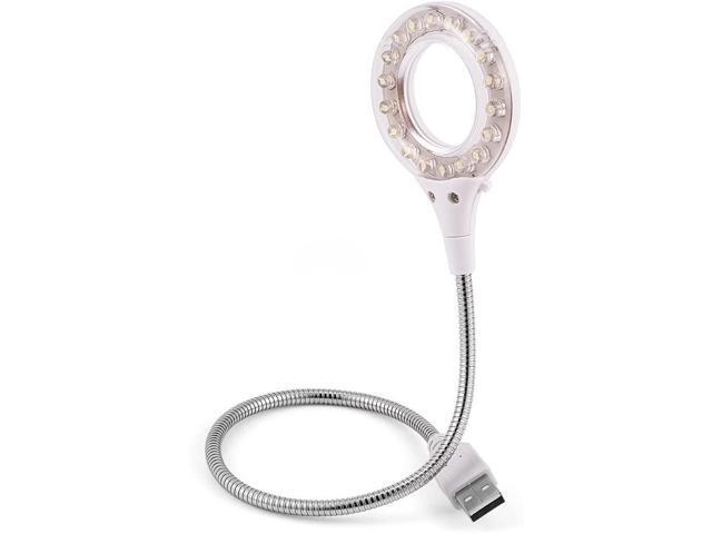Serounder PC USB LED Light Universal High Brightness Portable USB 18Pcs LED Lamp Power Saving Flexible Metal Light and Portable for PC/Laptop