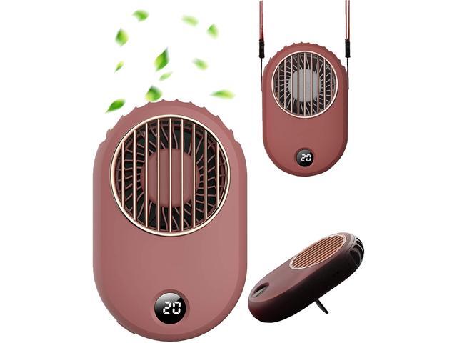 Portable Hands-Free Fan USB Rechargeable Personal Fan Mini Fan Foldable Wearable Mute Lazy Fan Neck Fan for Kids Girls Women Men Running Travel