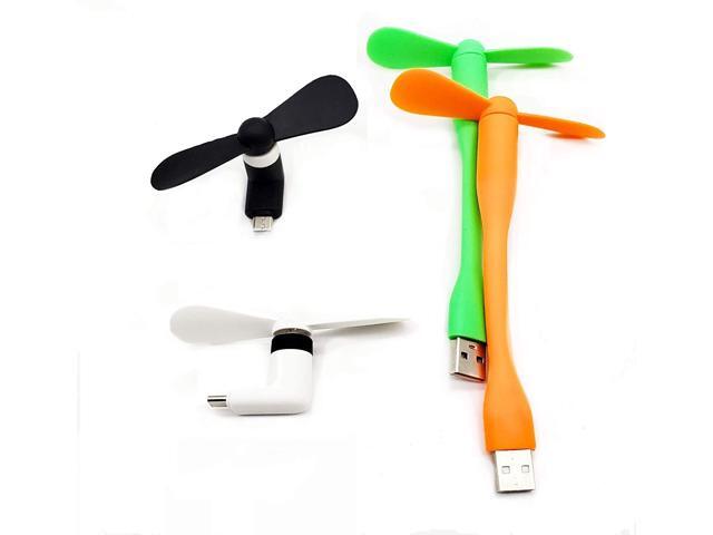 Mini Type C Fan Electric Hand Micro USB Type C Portable Cool Mini Fan for LG G5 G6 Galaxy S9 S8 Plus/Note 8 Pixel HTC 10 OnePlus 3 and USB