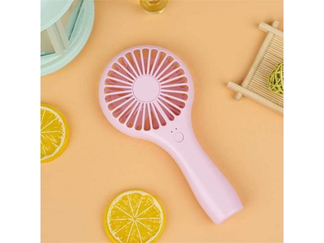 USB small fan Air conditioning fanPortable USB Electric Handheld Fan for Office Gadgets Rechargeable Mini USB Fan Summer Cooler Cooling Fan-Pink