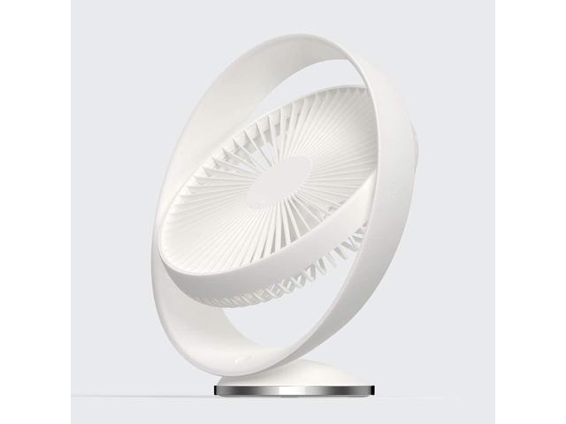 FANGZONG USB 8-inch Fans For Bedroom 3 Speeds Whisper Quiet 160° Rotationd Up and Down Portable Fan Desktop Office Table Air Cooling Fan