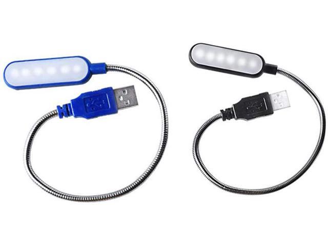 Mini LED Book Light Reading Lamp USB Rechargeable LED Night Light Eye Protection Reading Light Powered by Laptop Notebook Computer for Student(Blue)