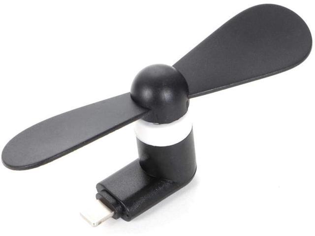 USB Fan Mini Portable Gadget Flexible for Phone Universal Summer Black