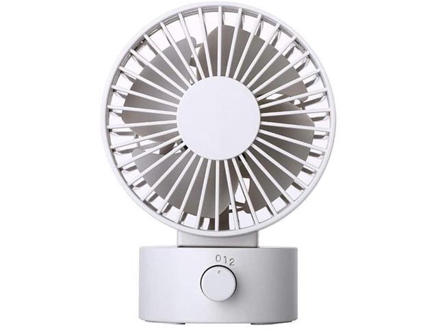 Mute fan desktop mini usb fan 4 inch small fan macaron (white)