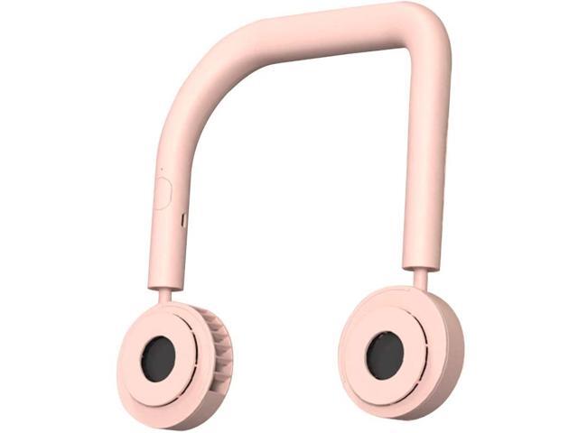Aidier Hands Free Portable Neck Fan Adopting Hidden Air Duct Lower Noise Necklace Fans Design Mini USB Personal Fan with 3 Level Air Flow Necklace