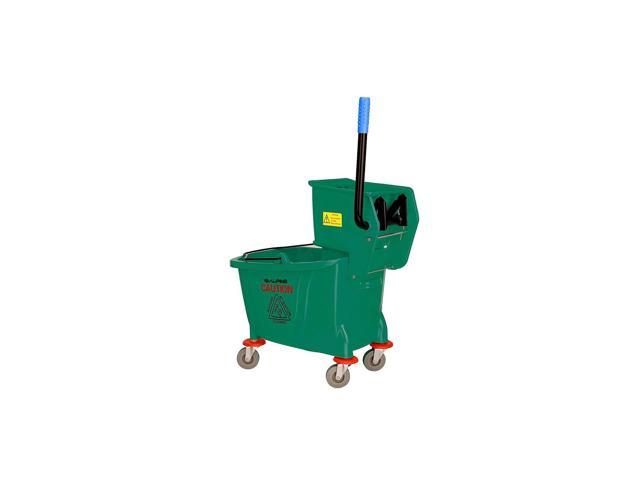 Alpine Industries Janitorial Cleaning Cart, 36-Quart Mop Bucket