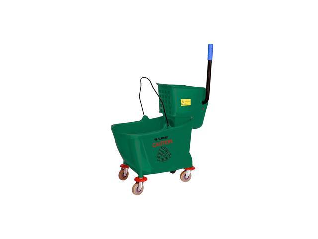 Alpine Industries Janitorial Cleaning Cart, 36-Quart Mop Bucket