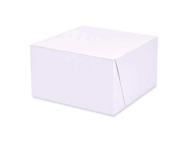 Bakery Boxes, Standard, 7 x 7 x 4, White, Paper, 250/Carton Bakery Boxes, Standard, 7 x 7 x 4, White, Paper, 250/Carton