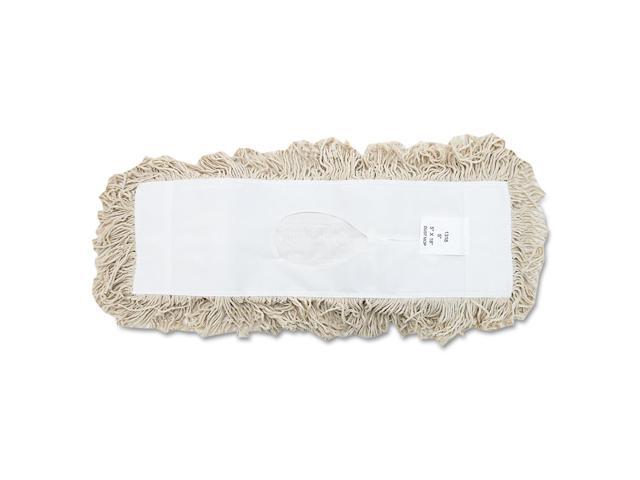 Boardwalk Industrial Dust Mop Head Hygrade Cotton 18w x 5d White 1318