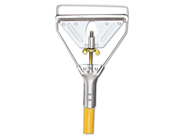 Boardwalk Screw Clamp Metal Head Wooden Mop Handle #20+ 1 1/8 dia x 63 Natural