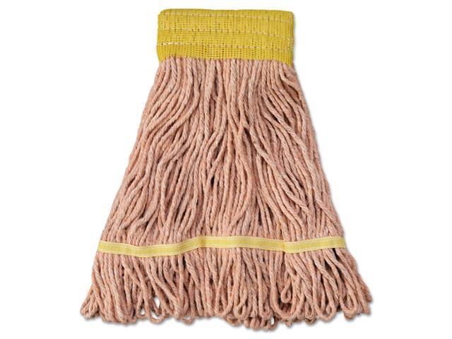 Mop Head Super Loop Head Cotton/Synthetic Fiber Small Orange 12/Carton