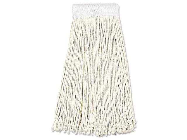 Boardwalk Mop Head Premium Saddleback Head Cotton Fiber 24oz White 12/Carton