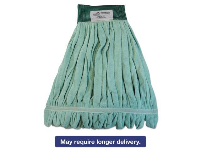Boardwalk Microfiber Looped-End Wet Mop Head Medium Green MWTMG